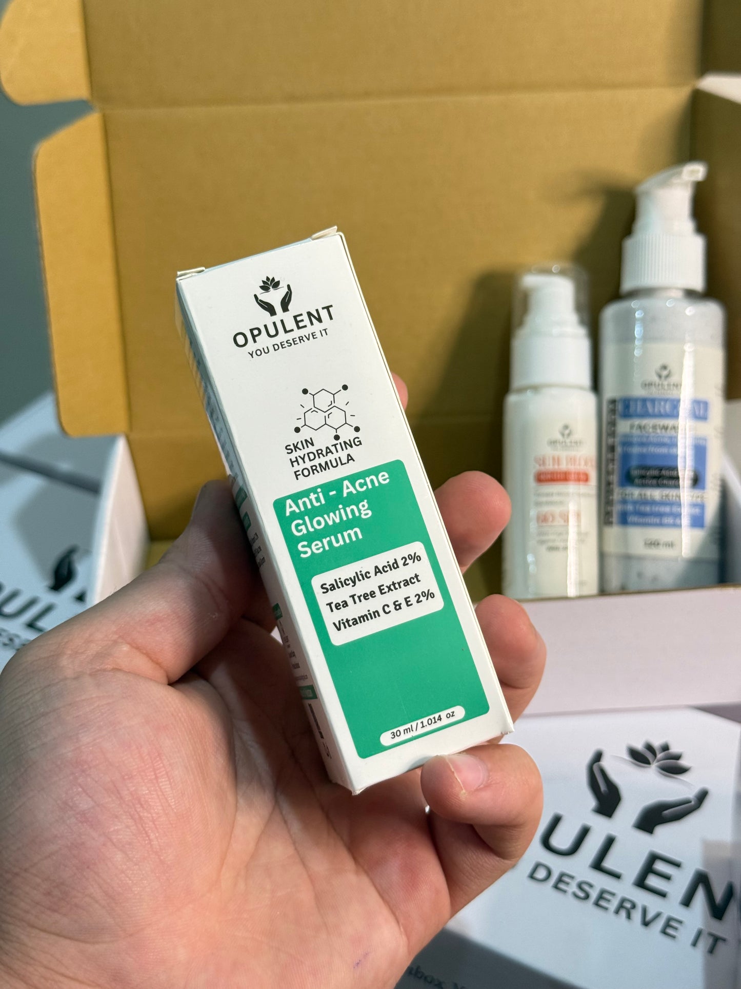 Anti Acne Bundle For Glass Skin | With Salicylic Acid 2% Vitamin C&E and With 60 SPF Sun Protection