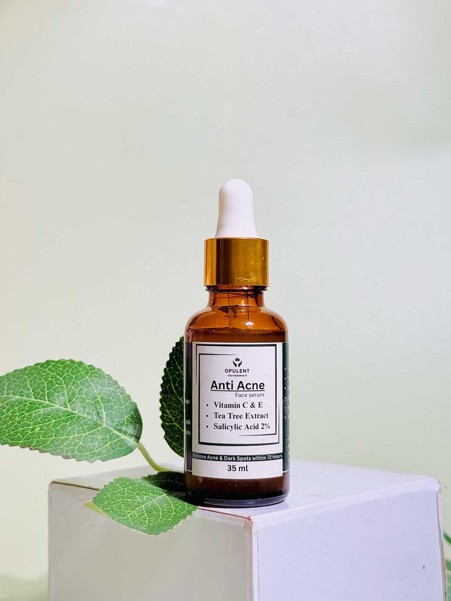 Anti Acne & Glowing Serum | Salicylic 2%, Vitamin C & E and Tea Tree Extract 2%