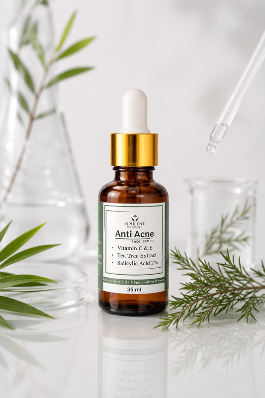 Anti Acne & Glowing Serum | Salicylic 2%, Vitamin C & E and Tea Tree Extract 2%