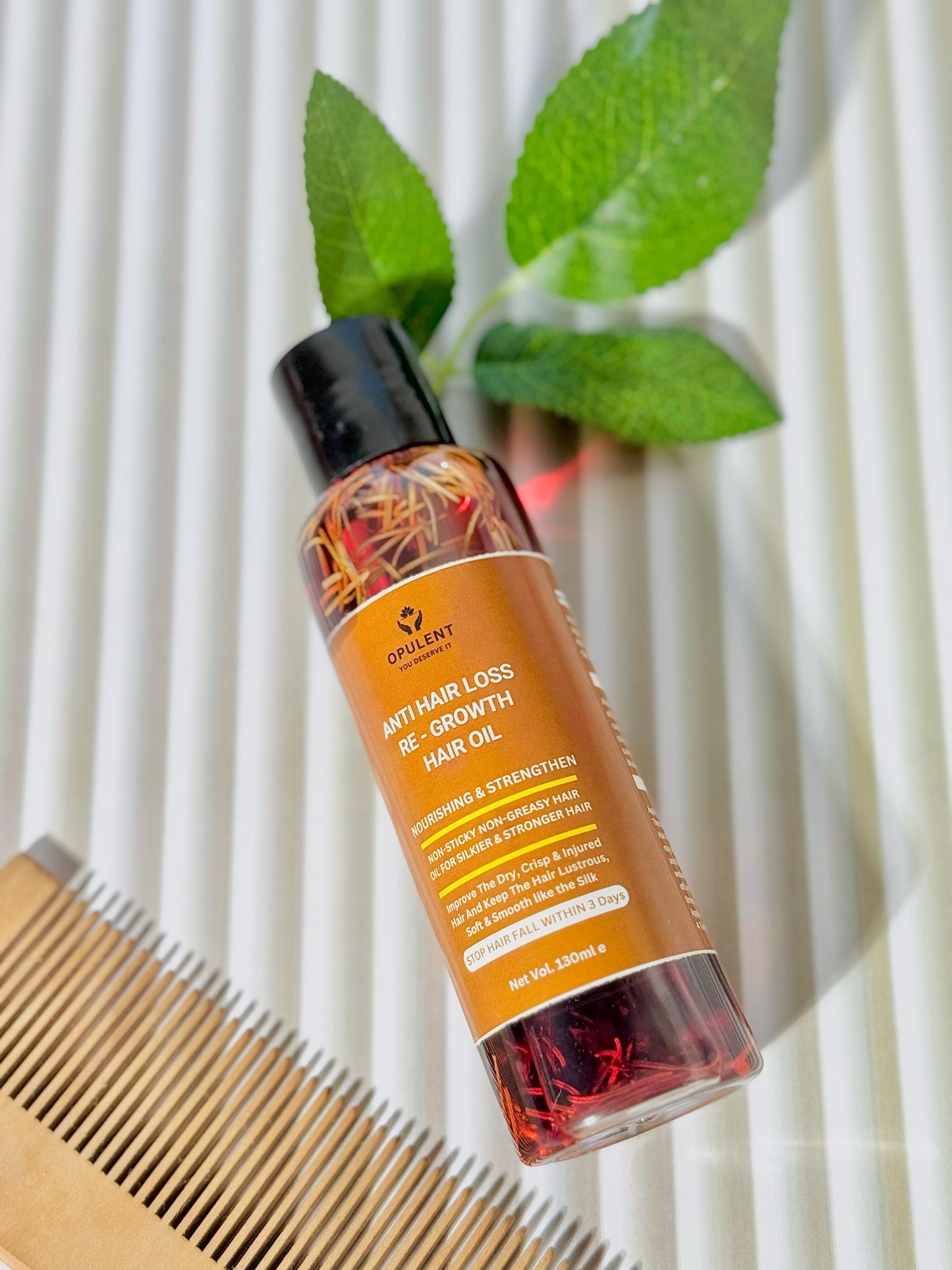 Anti Hair Fall & Re Growth Hair Oil | Active Rosemary & Blend of 7 Oils | Opulent Body