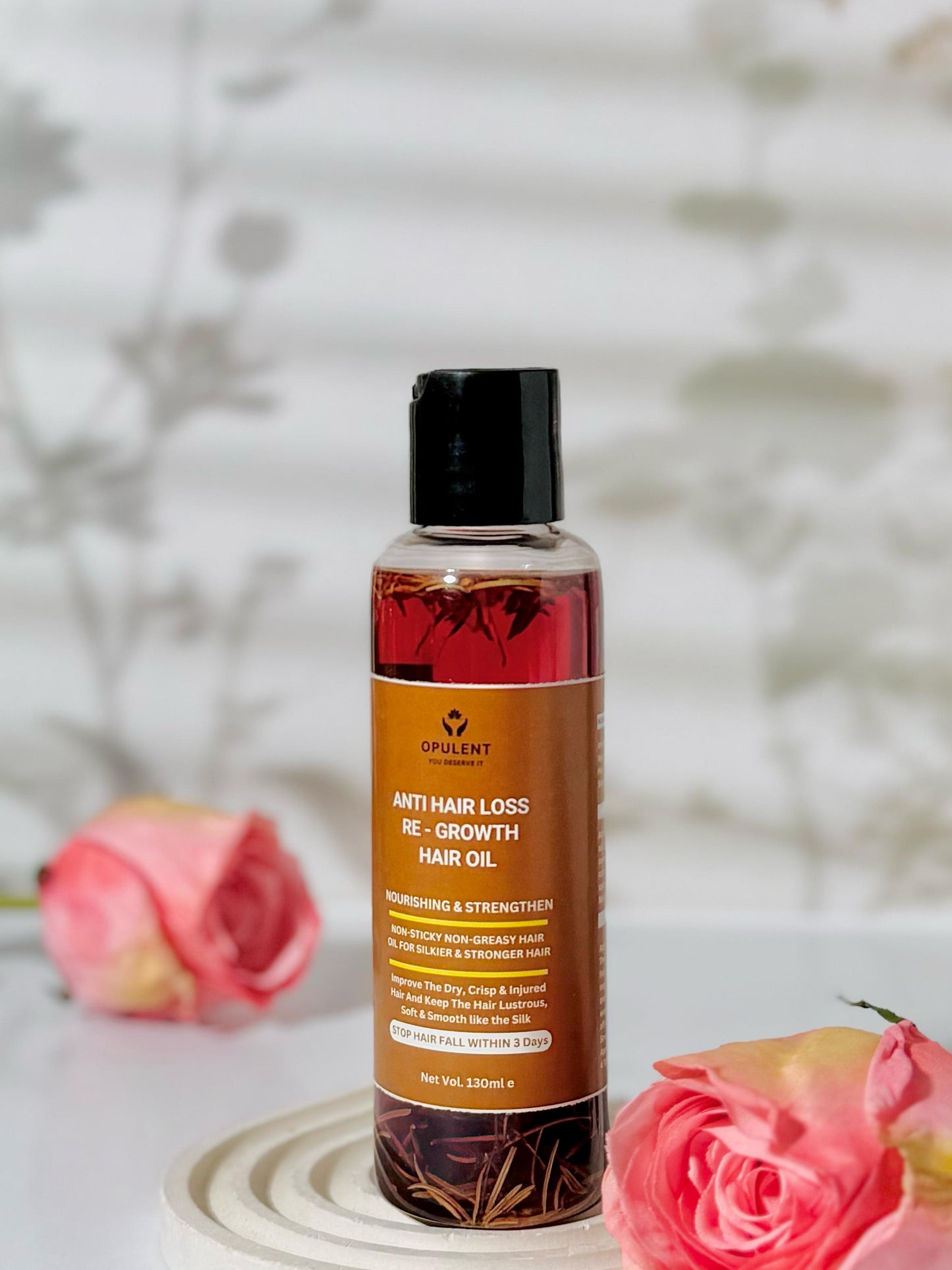 Anti Hair Fall & Re Growth Hair Oil | Active Rosemary & Blend of 7 Oils | Opulent Body