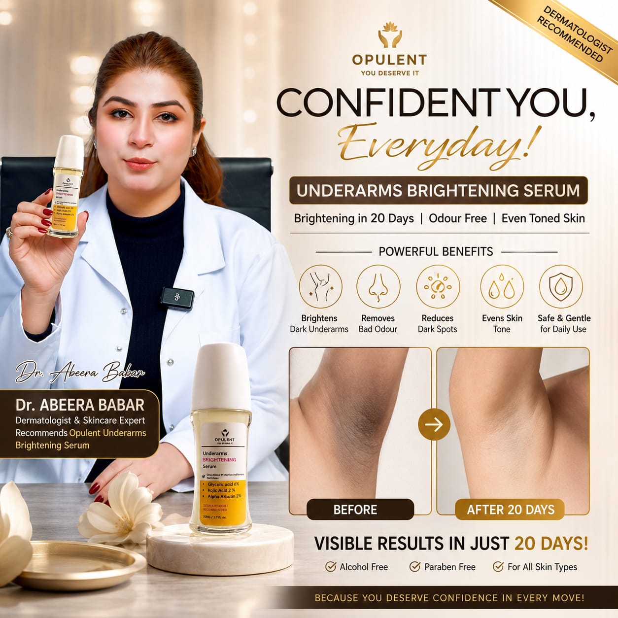 Under Arms Brightening Serum | Opulent Body
