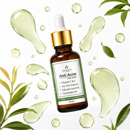 Anti Acne & Glowing Serum | Ceramide 1%, Salicylic 2%, Tea Tree Extrac | Upgraded