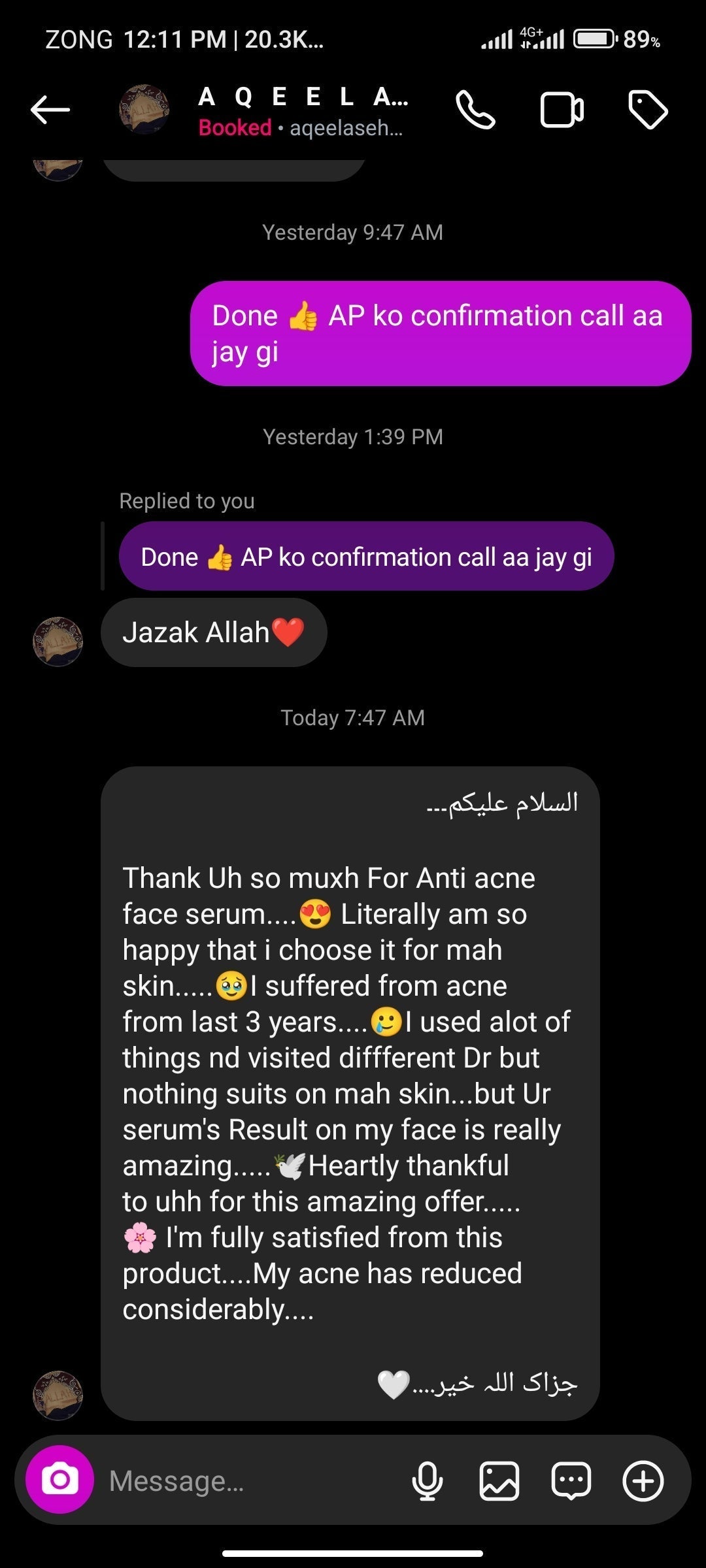 Anti Acne & Glowing Serum | Salicylic 2%, Vitamin C & E and Tea Tree Extract 2%