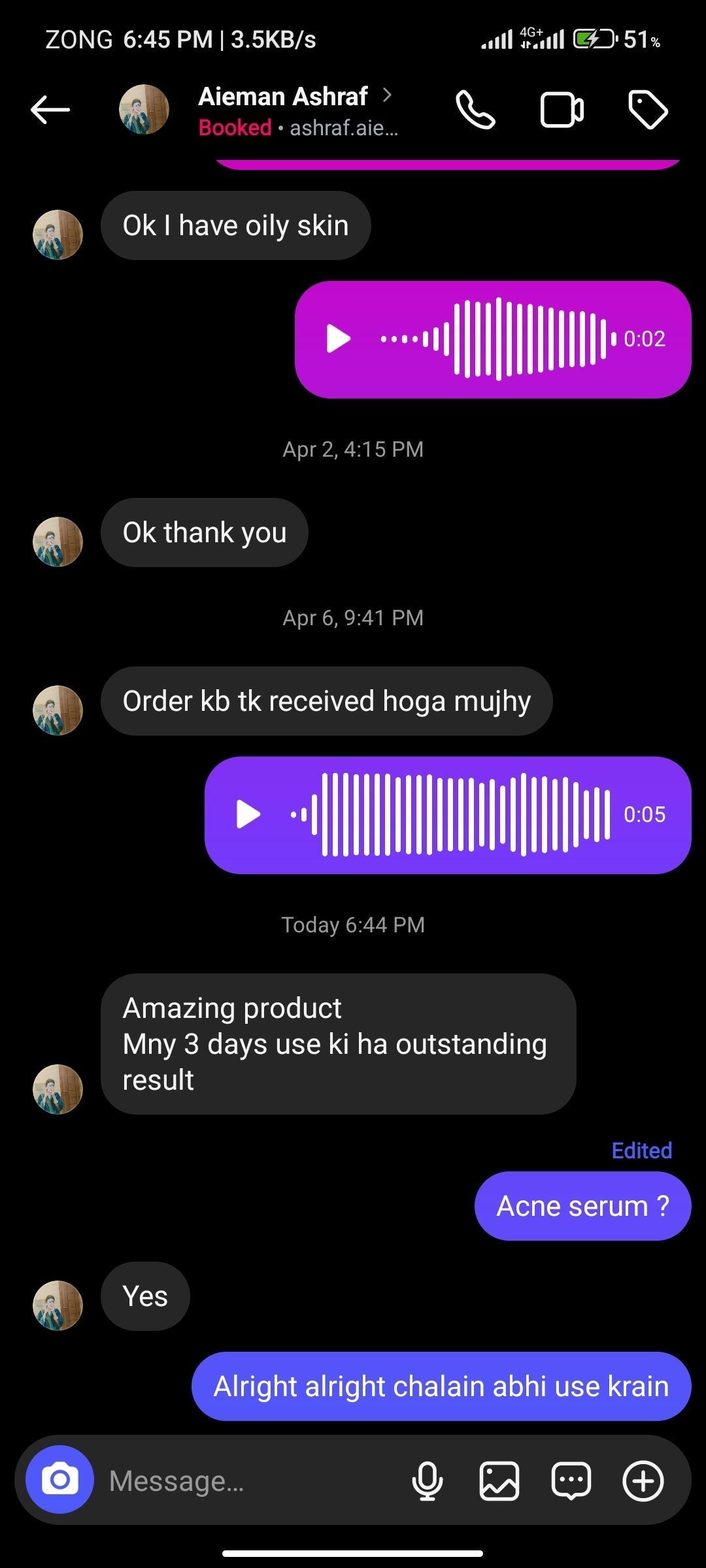 Anti Acne & Glowing Serum | Salicylic 2%, Vitamin C & E and Tea Tree Extract 2%