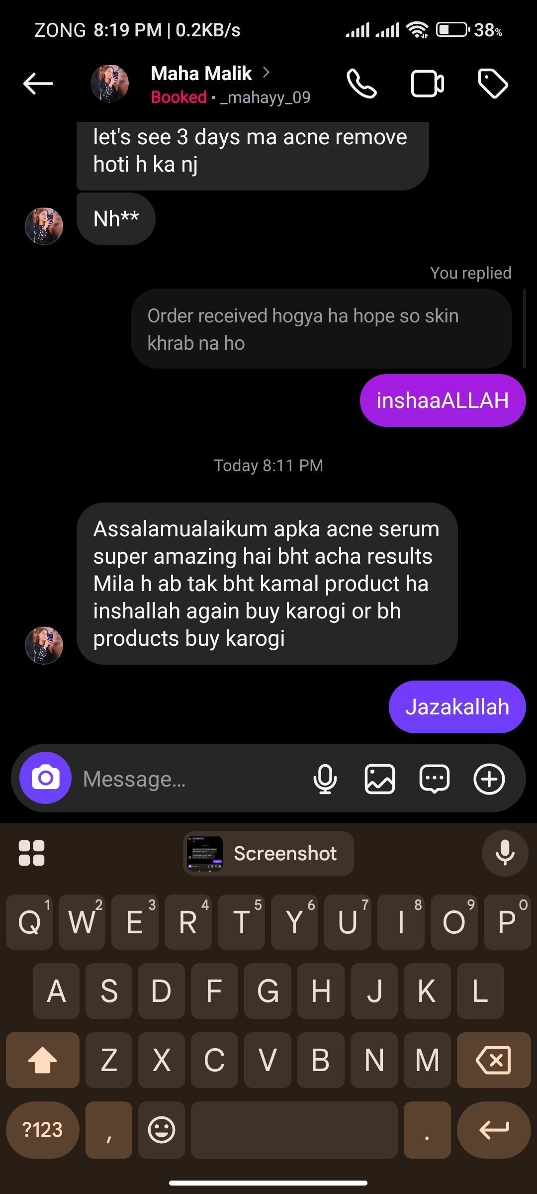 Anti Acne & Glowing Serum | Salicylic 2%, Vitamin C & E and Tea Tree Extract 2%