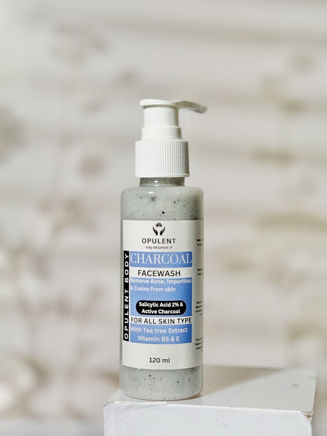 Anti Acne Charcoal Mint Facewash | Salicylic 2% | Opulent Body