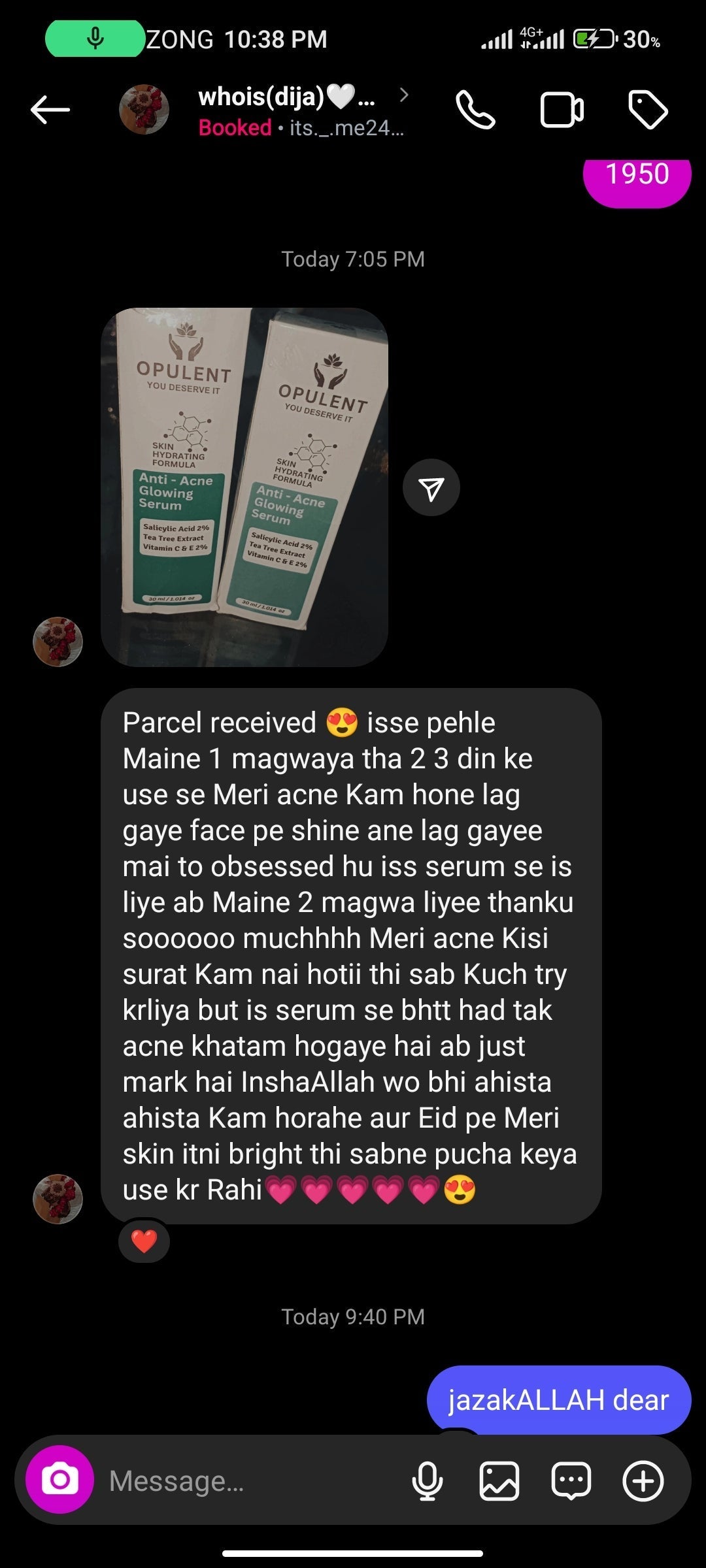 Anti Acne & Glowing Serum | Salicylic 2%, Vitamin C & E and Tea Tree Extract 2%